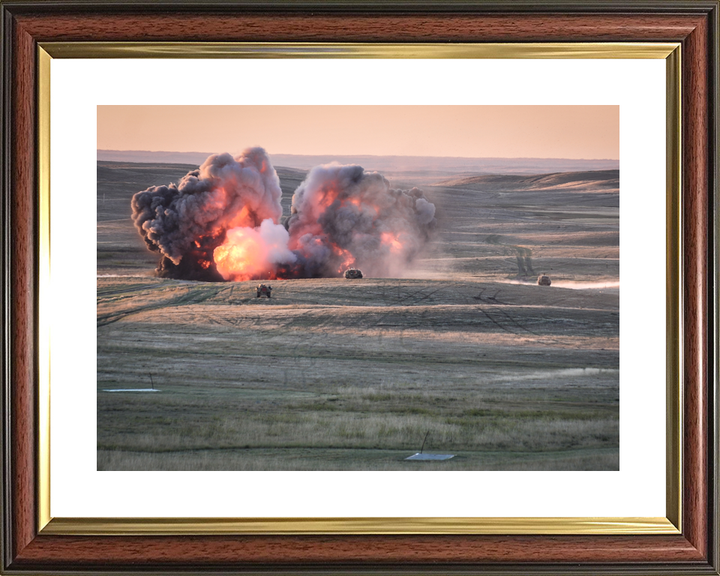 British Army 1 YORKS Live Firing BATUS Canada September 2014