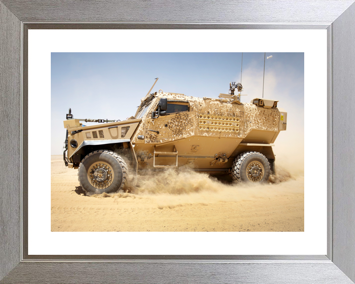 British Army Foxhound Desert Trials Camp Bastion June 2012