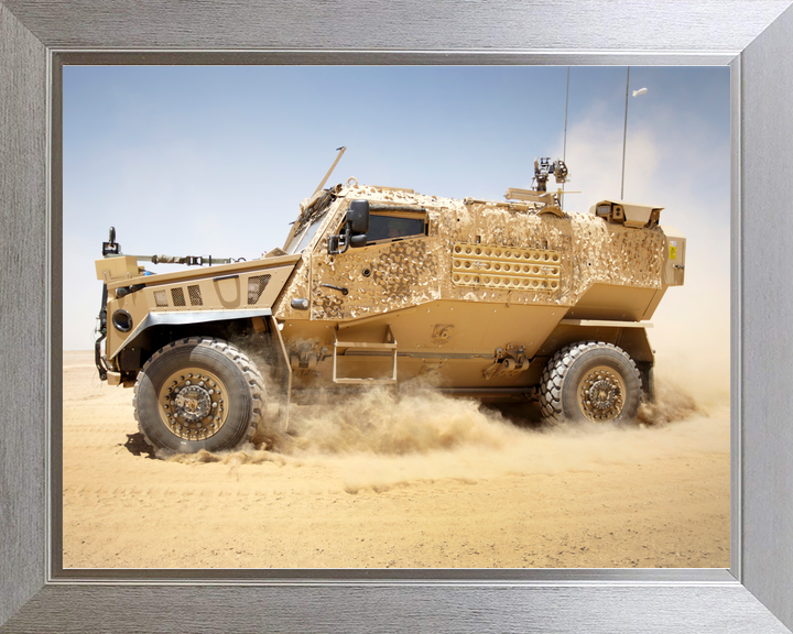 British Army Foxhound Desert Trials Camp Bastion June 2012