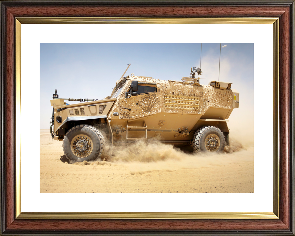 British Army Foxhound Desert Trials Camp Bastion June 2012
