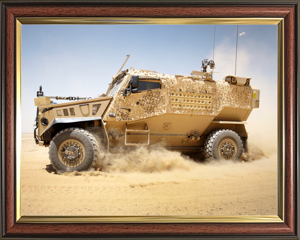 British Army Foxhound Desert Trials Camp Bastion June 2012