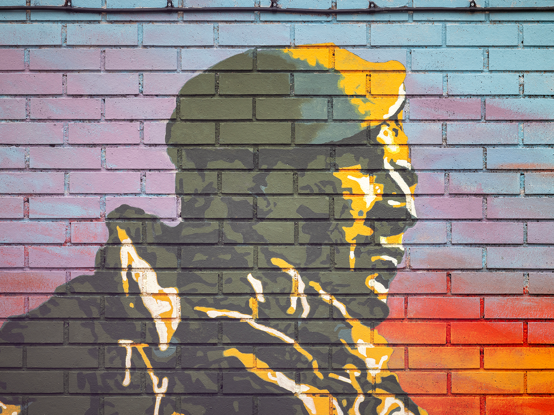 Royal Marines Commando Falklands Yomper Mural Closeup Photo Print - Lympstone Posters, Prints, & Visual Artwork Hampshire Prints 6 x 4 No Frame No