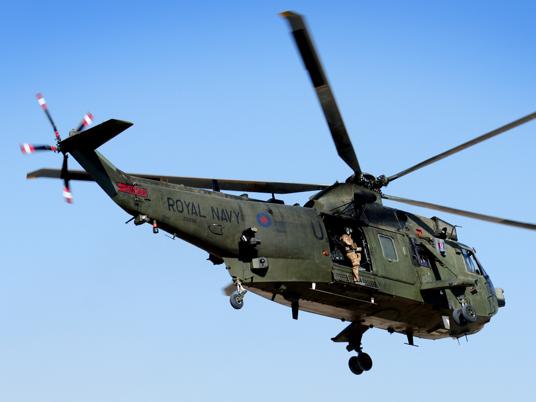 Sea King Mark 7 Jungle Jim Helicopter Helmand 2009 Photo Print - Royal Navy Aircraft Posters, Prints, & Visual Artwork Hampshire Prints 6 x 4 No Frame No