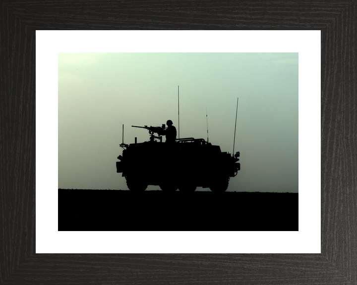 British Army Jackal Silhouette Camp Bastion April 2008