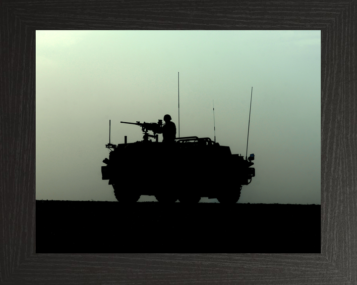 British Army Jackal Silhouette Camp Bastion April 2008