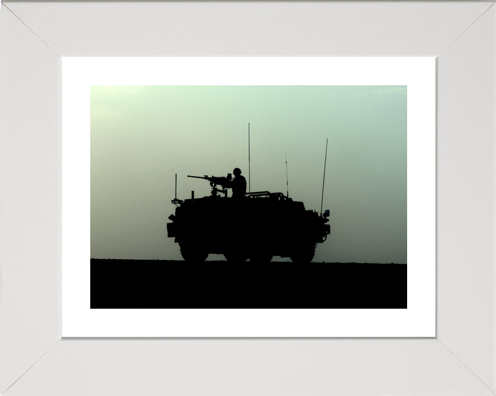 British Army Jackal Silhouette Camp Bastion April 2008
