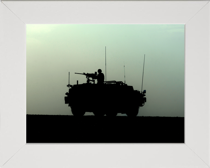 British Army Jackal Silhouette Camp Bastion April 2008