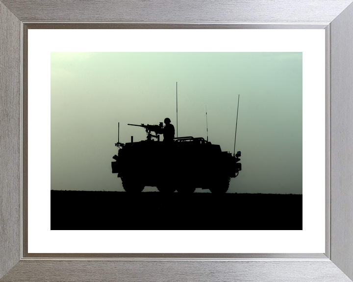 British Army Jackal Silhouette Camp Bastion April 2008