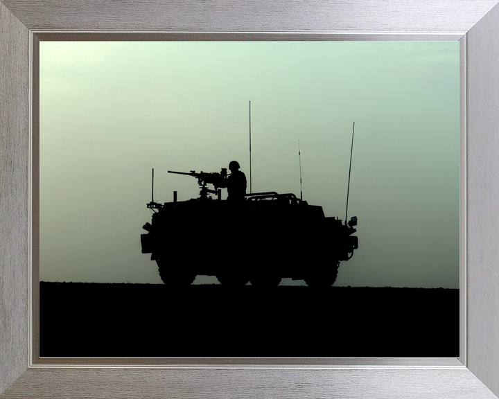 British Army Jackal Silhouette Camp Bastion April 2008