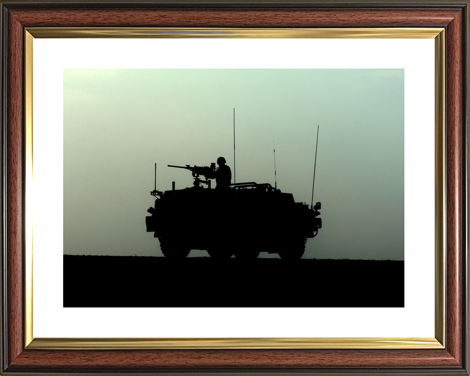 British Army Jackal Silhouette Camp Bastion April 2008
