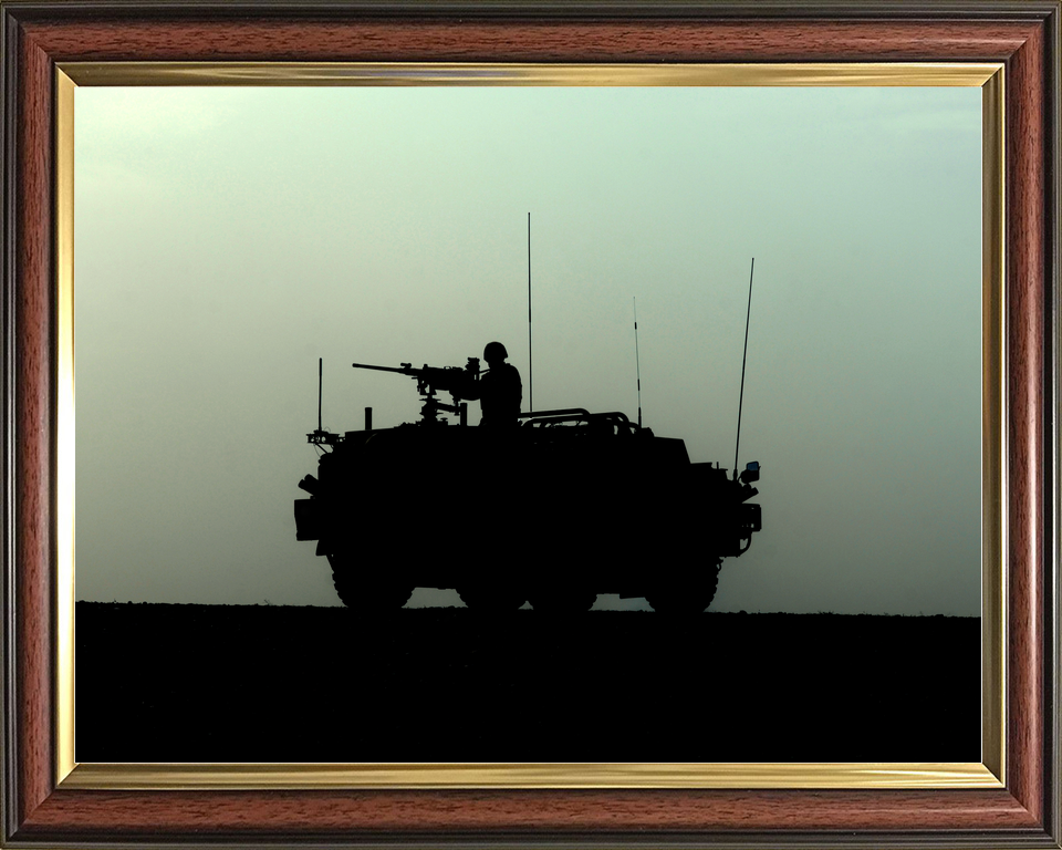 British Army Jackal Silhouette Camp Bastion April 2008