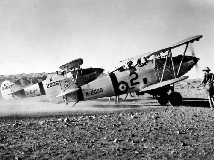 Two Hawker Hart light bombers Photo Print - Royal Air Force Aircraft Hampshire Prints 6 x 4 No Frame No