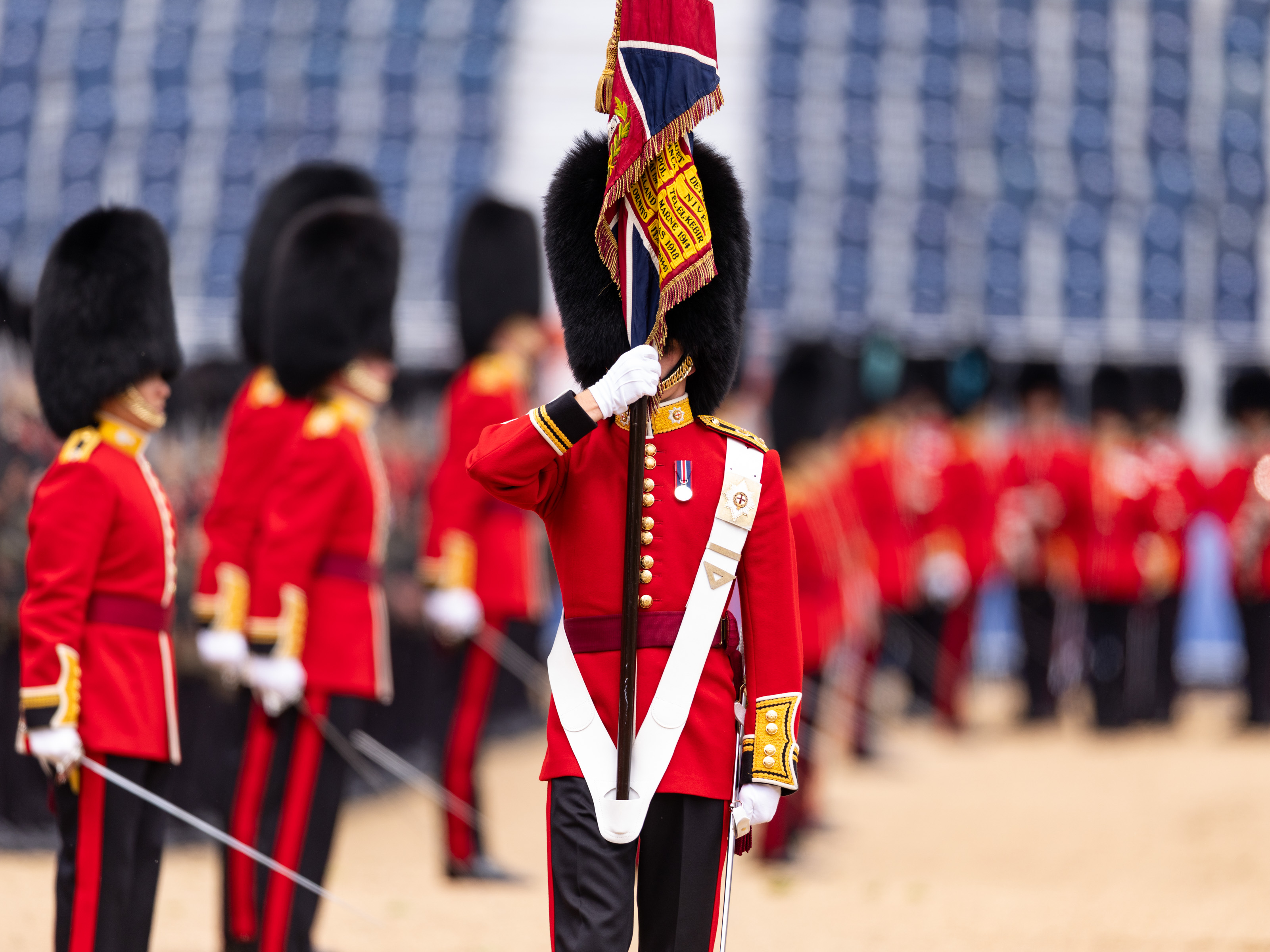 British Army Coldstream Guards Ensign Photo Print Wall Art Military De ...
