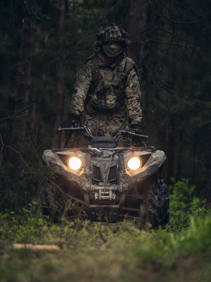 Soldier Riding a Quad bike Photo Print - British Army Hampshire Prints 6 x 4 No Frame No