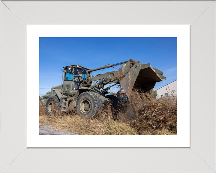 British Army 32 Engineer Regiment Tractor Kosovo October 2023