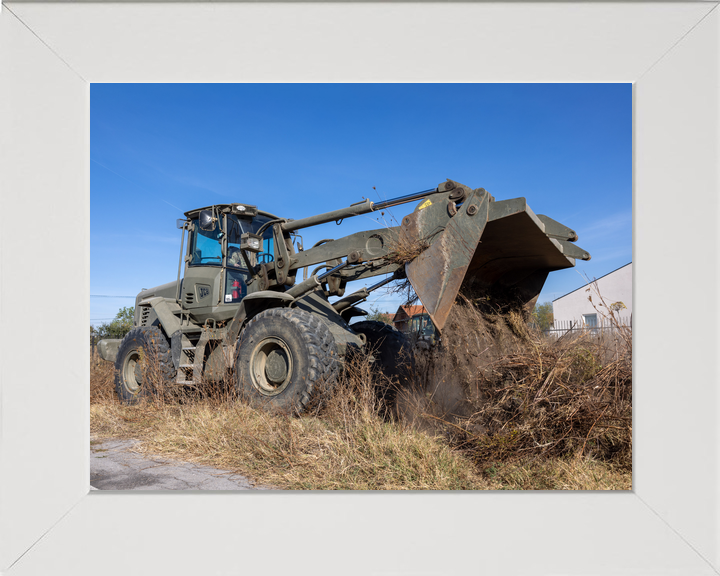 British Army 32 Engineer Regiment Tractor Kosovo October 2023