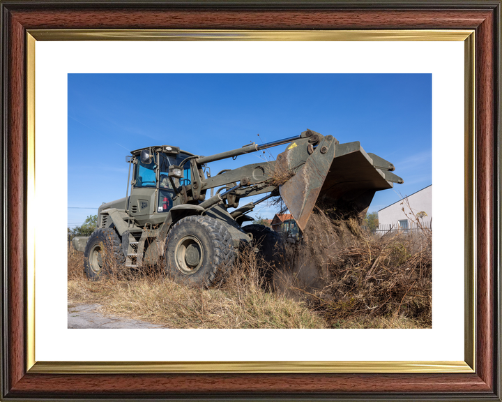 British Army 32 Engineer Regiment Tractor Kosovo October 2023