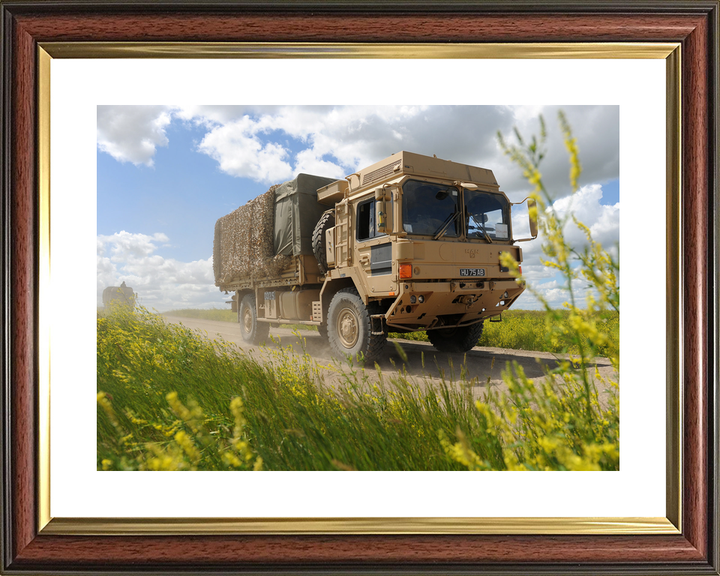 British Army MAN SV Lorry Prairie BATUS July 2011