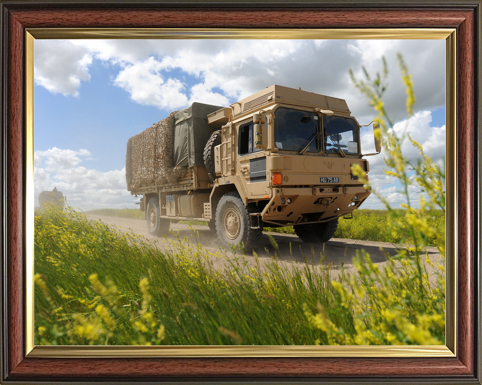 British Army MAN SV Lorry Prairie BATUS July 2011