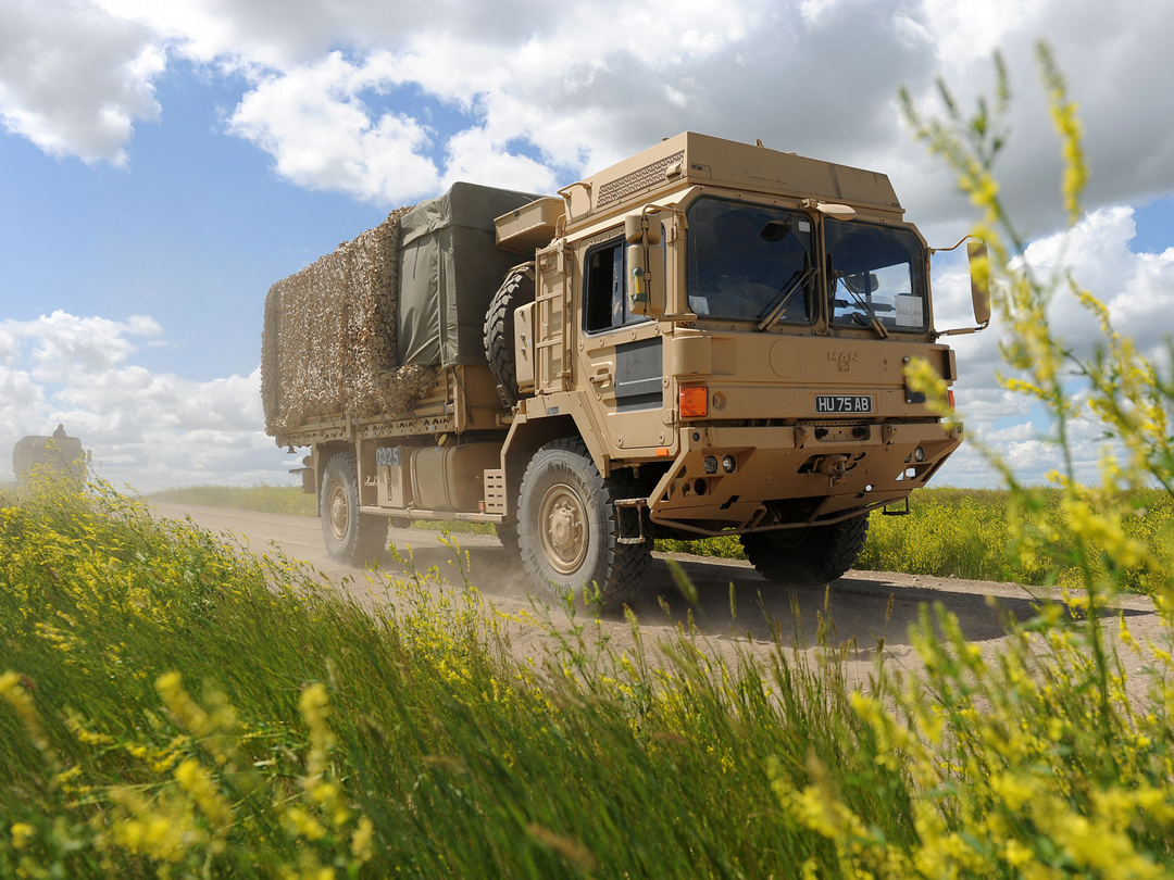 British Army MAN SV Lorry Prairie BATUS July 2011