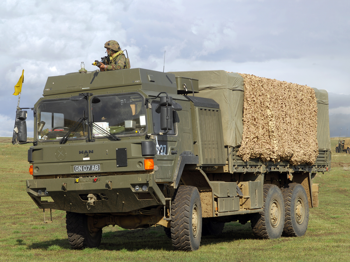 British Army MAN SV 6x6 Lorry BATUS September 2008