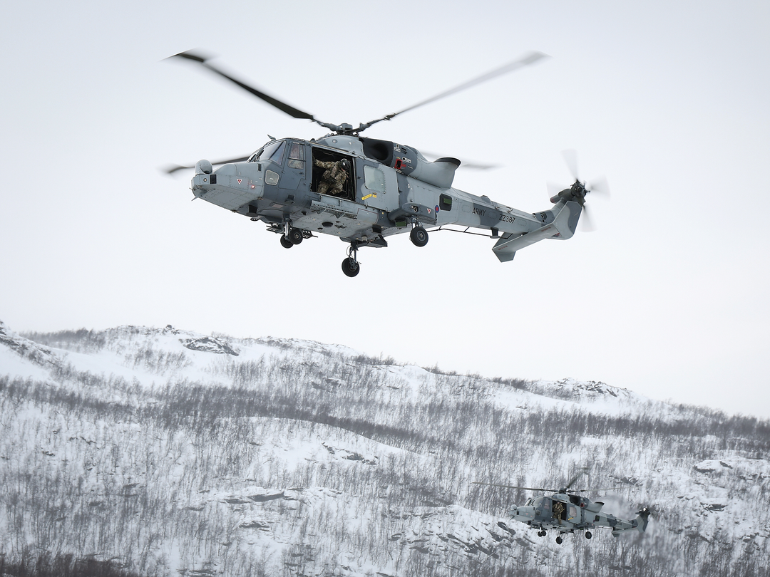 Royal Navy Wildcat Helicopter Over Norway 2026 Photo Print Wall Art Naval Aircraft Decor Posters, Prints, & Visual Artwork Hampshire Prints 6 x 4 No Frame No