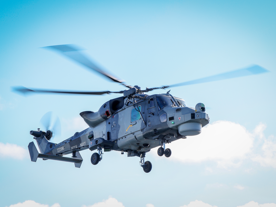 Royal Navy Wildcat helicopter in Flight May 2026 Photo Print - Posters, Prints, & Visual Artwork - by Hampshire Prints (image 1 of 9)