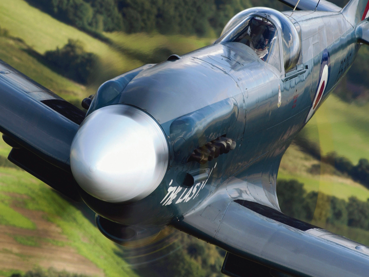 RAF Spitfire Mk19 Closeup Photo Print Royal Air Force Aircraft Wall Art Aviation Decor Poster Posters, Prints, & Visual Artwork Hampshire Prints 6 x 4 No Frame No