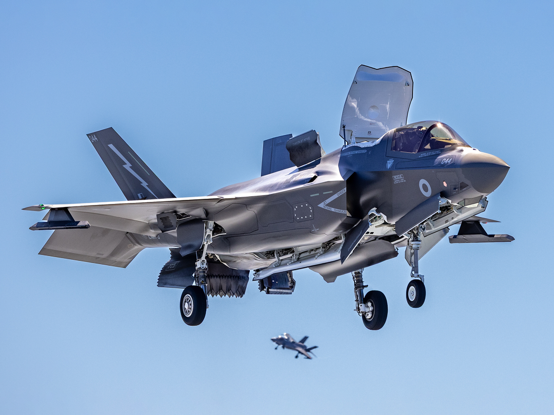 Royal Navy F-35B Jet Carrier Landing 2026