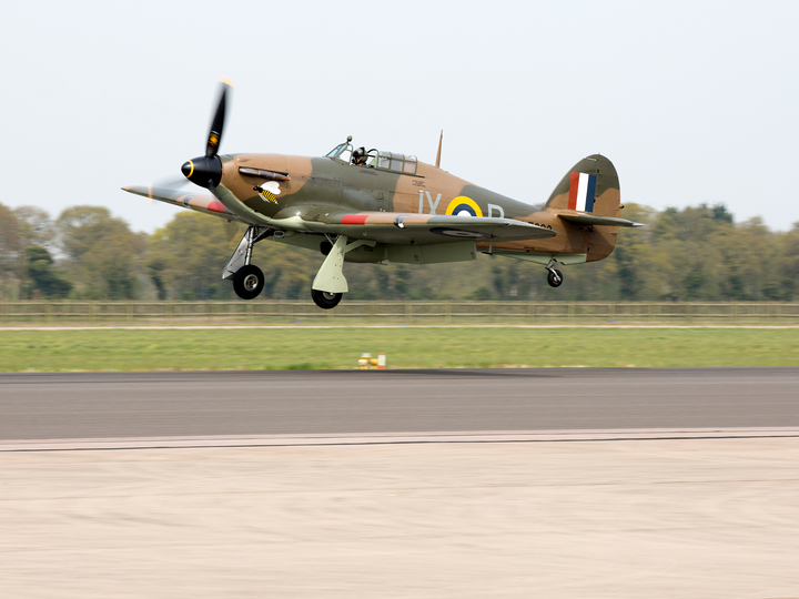 RAF Hurrincane LF363 Landing Photo Print - Royal Air Force Aircraft Hampshire Prints 6 x 4 No Frame No