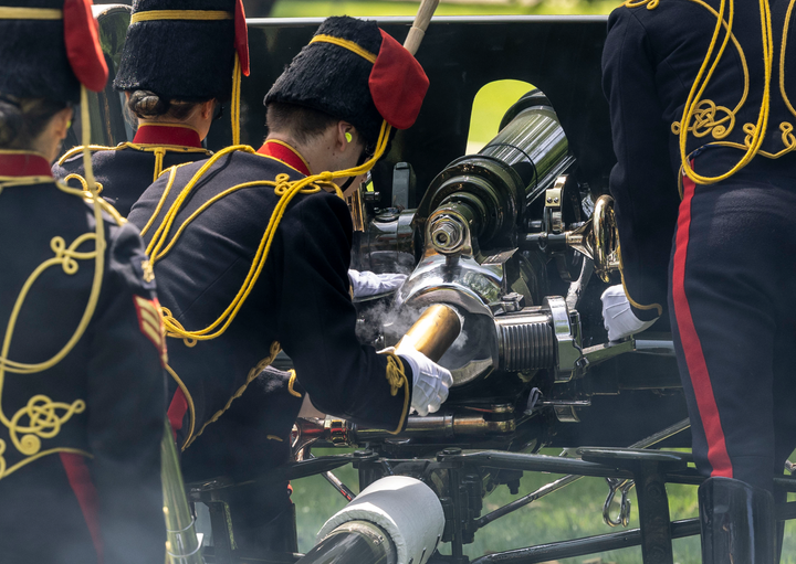 British Army Kings Troop Royal Horse Artillery Gun Salute 2026 Photo Print - Posters, Prints, & Visual Artwork - by Hampshire Prints (image 1 of 9)
