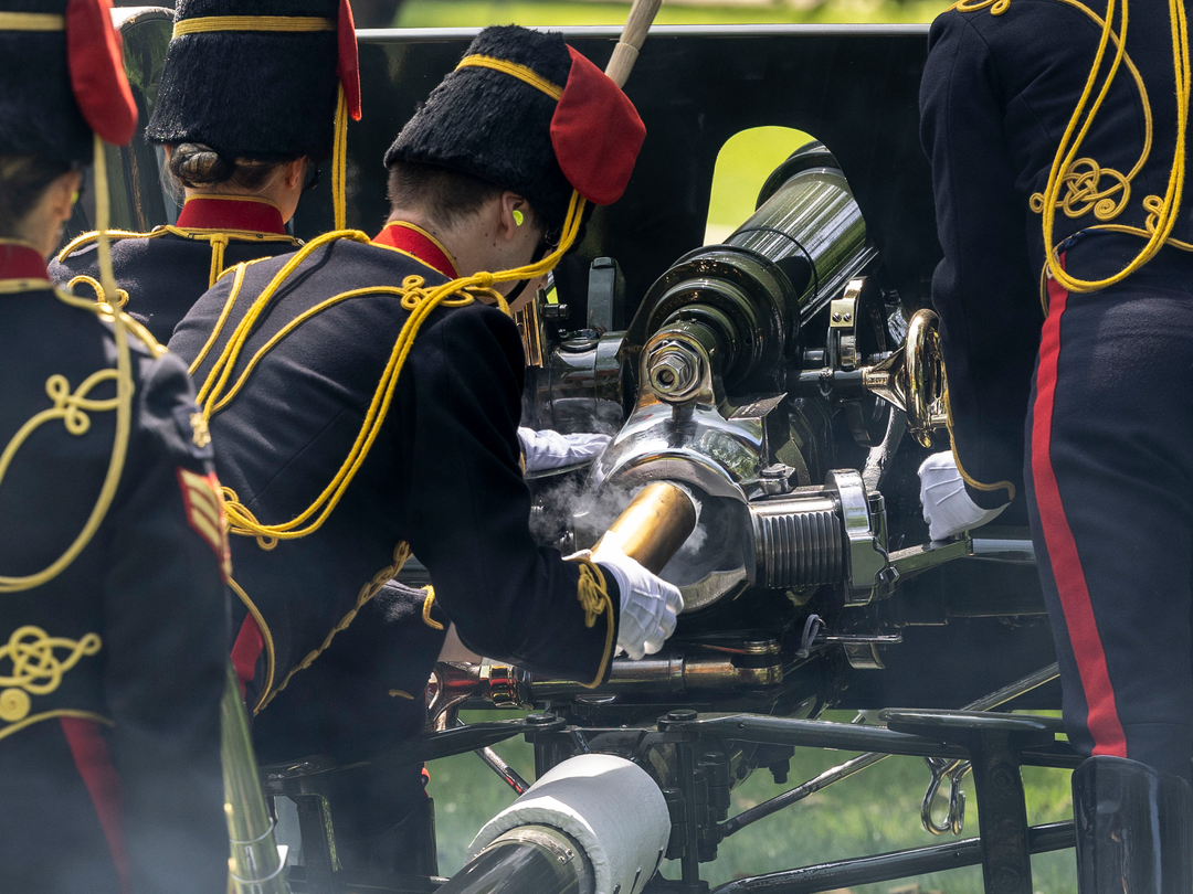 British Army Kings Troop Royal Horse Artillery Gun Salute 2026