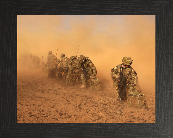 40 Commando Royal Marines Dust Cloud Helmand January 2013