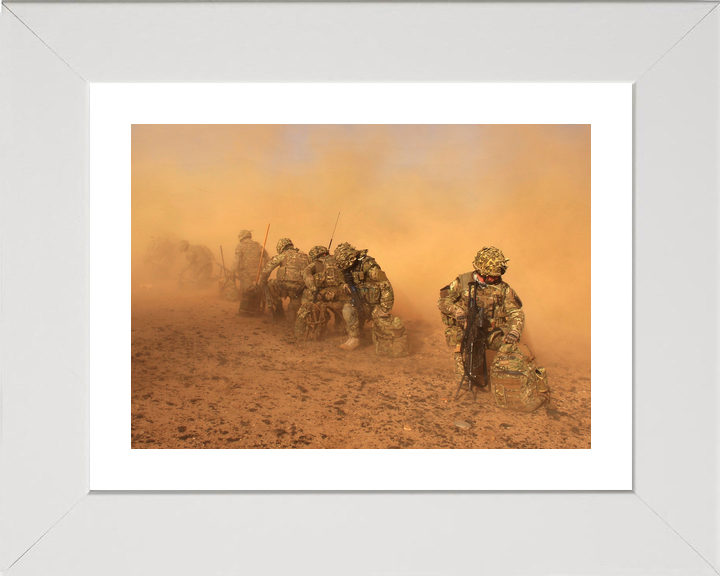 40 Commando Royal Marines Dust Cloud Helmand January 2013