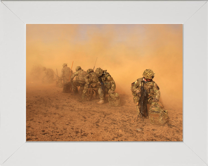 40 Commando Royal Marines Dust Cloud Helmand January 2013