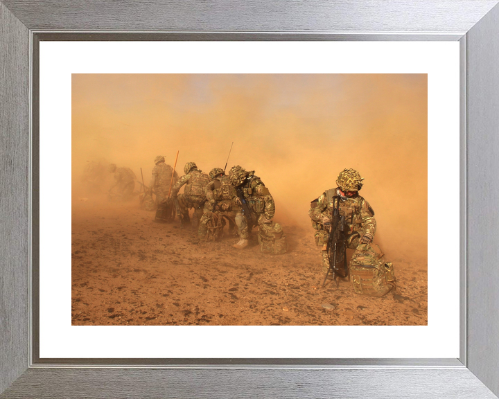 40 Commando Royal Marines Dust Cloud Helmand January 2013