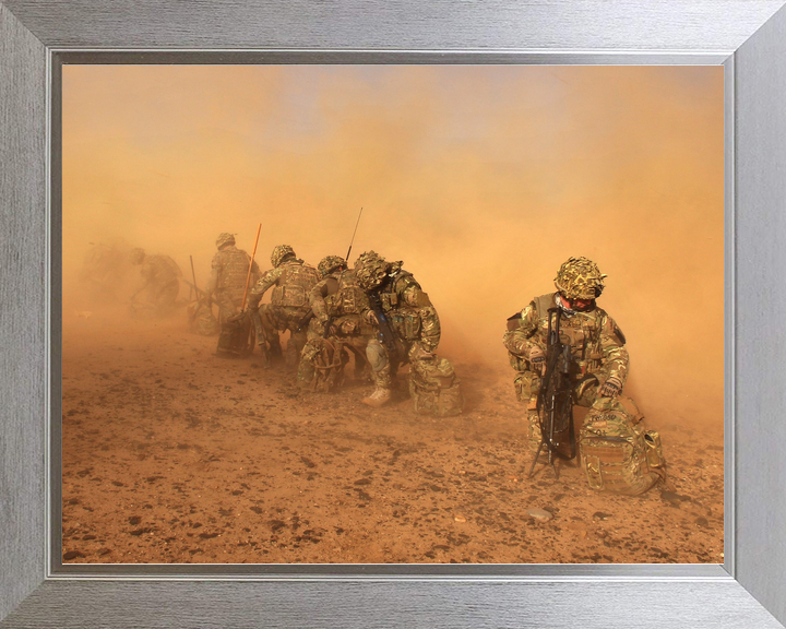 40 Commando Royal Marines Dust Cloud Helmand January 2013