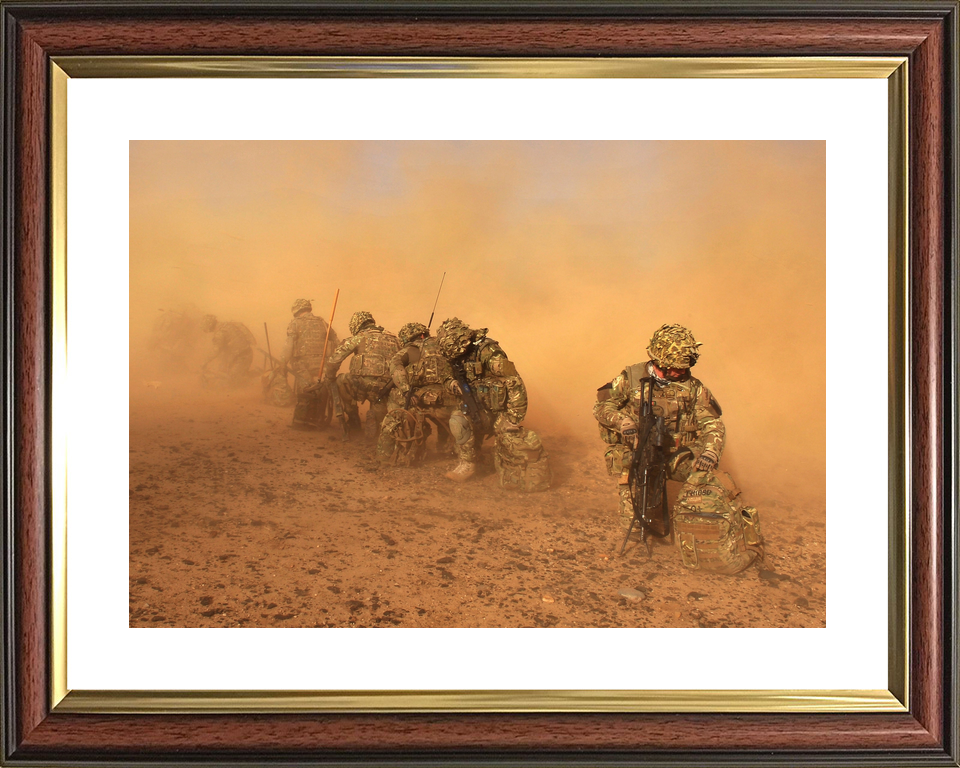 40 Commando Royal Marines Dust Cloud Helmand January 2013