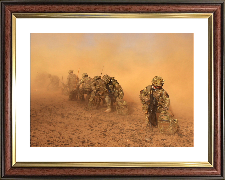 40 Commando Royal Marines Dust Cloud Helmand January 2013