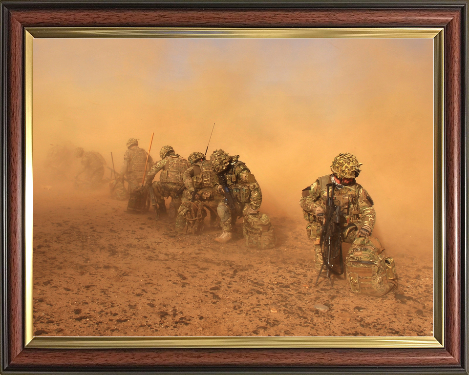 40 Commando Royal Marines Dust Cloud Helmand January 2013