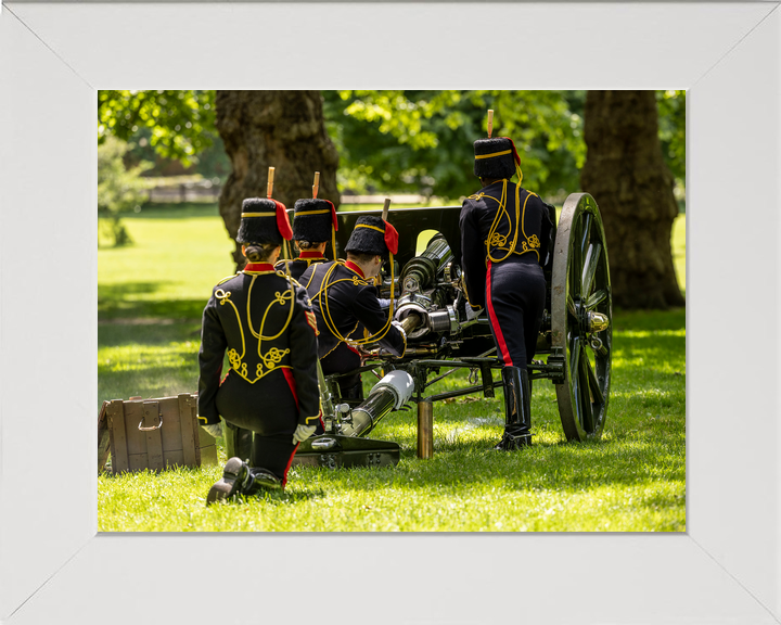 British Army Kings Troop Royal Horse Artillery Salute 2026 Photo Print - Posters, Prints, & Visual Artwork - by Hampshire Prints (image 5 of 9)