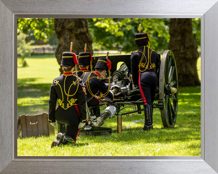 British Army Kings Troop Royal Horse Artillery Salute 2026 Photo Print - Posters, Prints, & Visual Artwork - by Hampshire Prints (image 7 of 9)