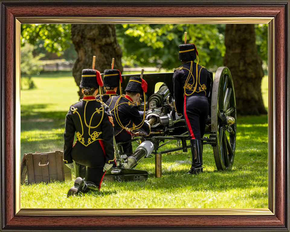 British Army Kings Troop Royal Horse Artillery Salute 2026 Photo Print - Posters, Prints, & Visual Artwork - by Hampshire Prints (image 9 of 9)