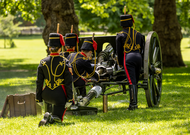 British Army Kings Troop Royal Horse Artillery Salute 2026 Photo Print - Posters, Prints, & Visual Artwork - by Hampshire Prints (image 1 of 9)