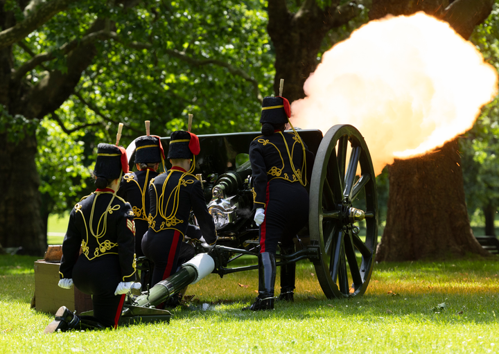 British Army Kings Troop Royal Horse Artillery 41 Gun Salute 2026 Photo Print - Posters, Prints, & Visual Artwork - by Hampshire Prints (image 1 of 9)