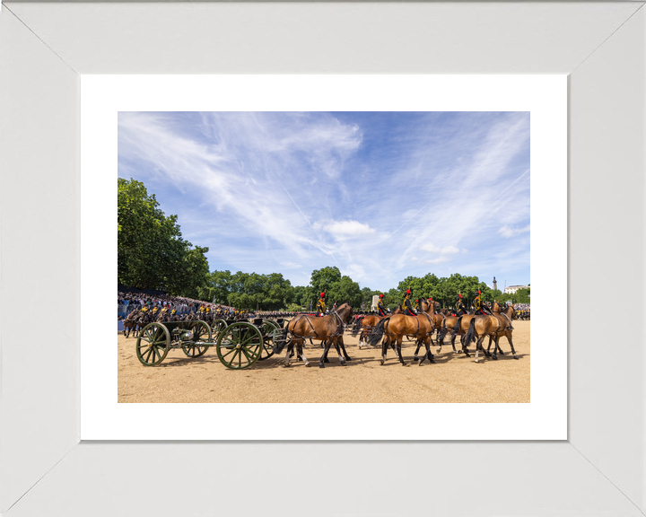 British Army Kings Troop Royal Horse Artillery March Past 2026 Photo Print - Posters, Prints, & Visual Artwork - by Hampshire Prints (image 4 of 9)