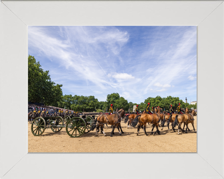 British Army Kings Troop Royal Horse Artillery March Past 2026 Photo Print - Posters, Prints, & Visual Artwork - by Hampshire Prints (image 5 of 9)