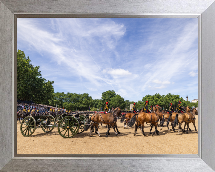 British Army Kings Troop Royal Horse Artillery March Past 2026 Photo Print - Posters, Prints, & Visual Artwork - by Hampshire Prints (image 7 of 9)
