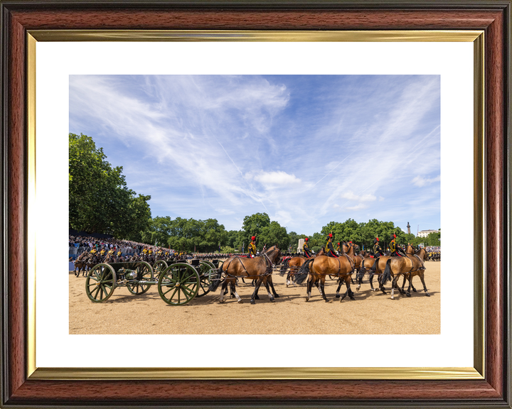 British Army Kings Troop Royal Horse Artillery March Past 2026 Photo Print - Posters, Prints, & Visual Artwork - by Hampshire Prints (image 8 of 9)