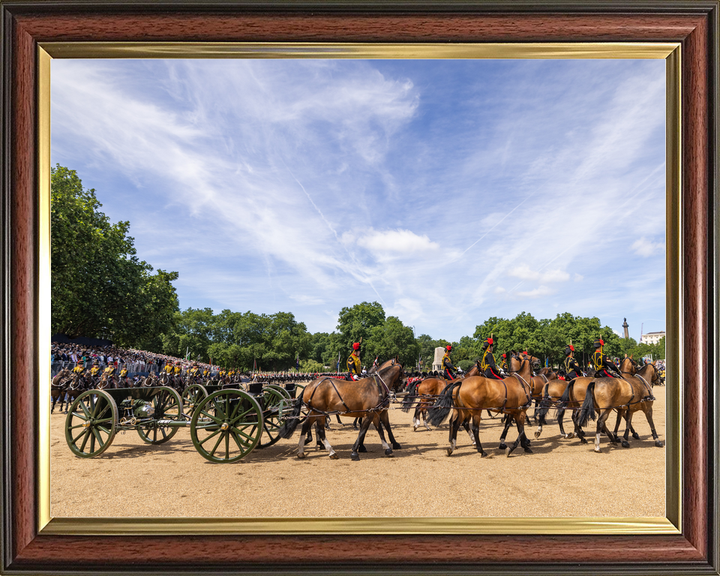 British Army Kings Troop Royal Horse Artillery March Past 2026 Photo Print - Posters, Prints, & Visual Artwork - by Hampshire Prints (image 9 of 9)
